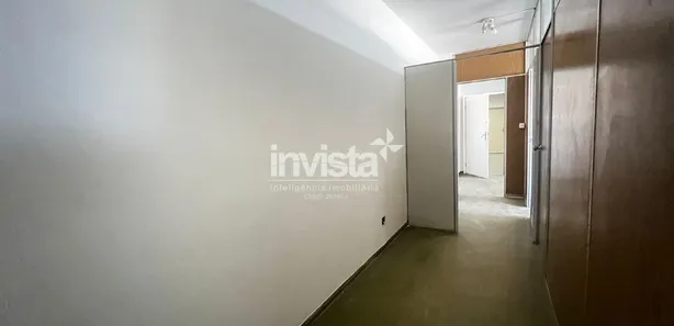 Sala Comercial para alugar, 142m² no Gonzaga, Santos