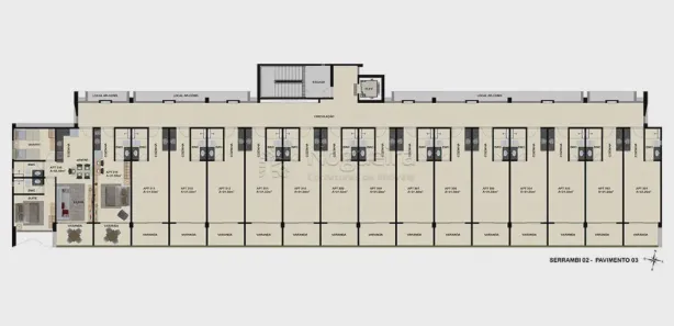Apartamento com 1 Quarto à venda, 31m² no Ponta de Serrambi, Ipojuca