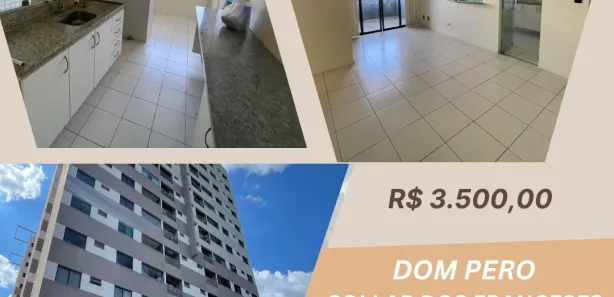 Apartamento com 3 Quartos para alugar, 82m² no Dom Pedro I, Manaus