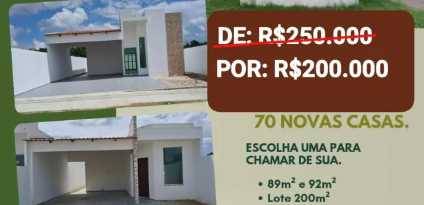Casa com 2 Quartos à venda, 8979m² no , Iranduba