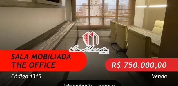 Sala Comercial à venda, 33m² no Adrianópolis, Manaus