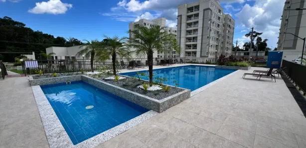 Apartamento com 2 Quartos para alugar, 45m² no Ponta Negra, Manaus