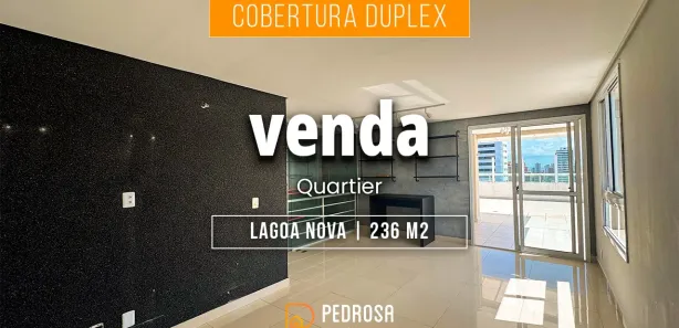 Cobertura com 4 Quartos para venda ou aluguel, 238m² no Lagoa Nova, Natal