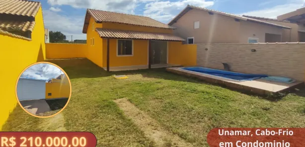 Casa com 2 Quartos à venda, 99m² no Nova Califórnia (Tamoios), Cabo Frio