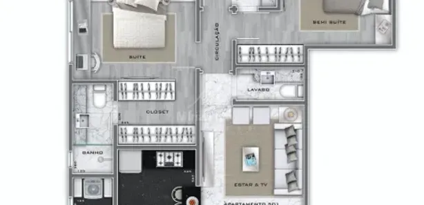 Apartamento com 3 Quartos à venda, 109m² no Lourdes, Belo Horizonte
