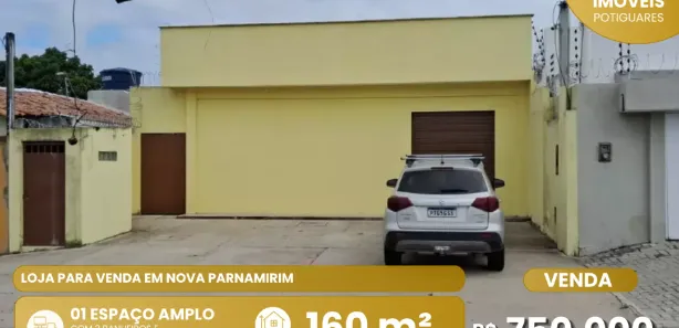 Ponto Comercial à venda, 160m² no Nova Parnamirim, Parnamirim