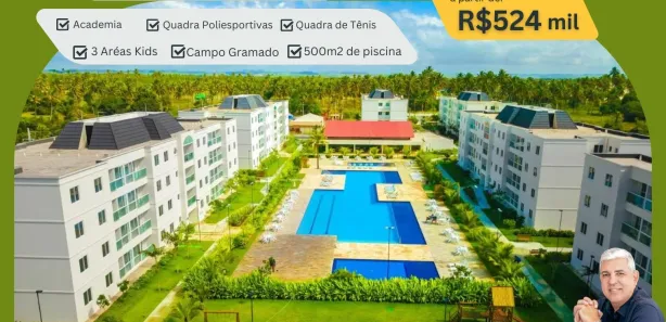Apartamento com 2 Quartos à venda, 58m² no Porto de Galinhas, Ipojuca