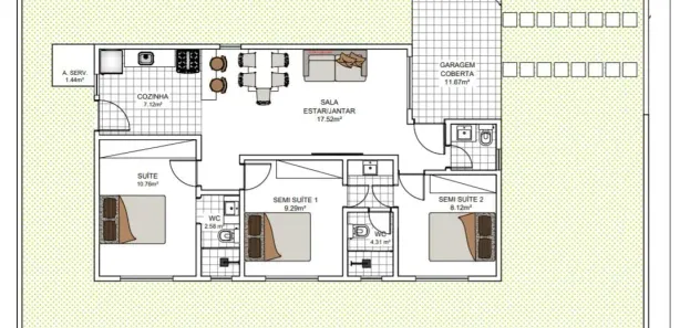 Casa com 3 Quartos à venda, 87m² no Labele Parck, Paço do Lumiar