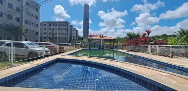 Apartamento com 2 Quartos para alugar, 44m² no Boa União (Abrantes), Camaçari