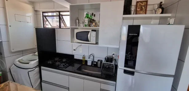 Apartamento com 2 Quartos para alugar, 59m² no Ponta Negra, Natal