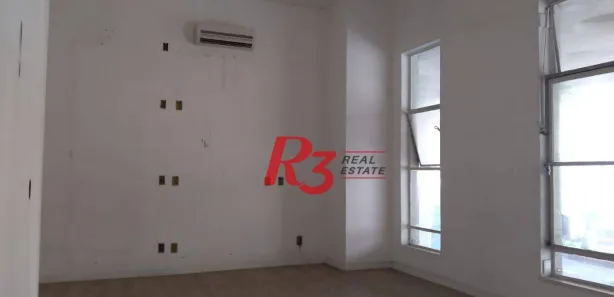 Sala Comercial para alugar, 46m² no Gonzaga, Santos