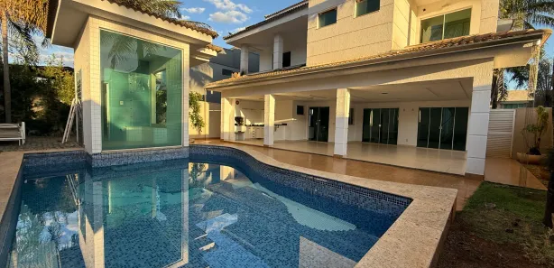 Casa de Condomínio com 4 Quartos para alugar, 390m² no Residencial Granville, Goiânia