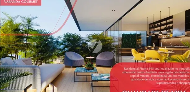 Apartamento com 3 Quartos à venda, 87m² no Cruzeiro, Belo Horizonte