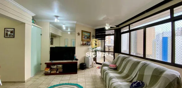 Apartamento com 3 Quartos à venda, 116m² no Vila Alzira, Guarujá