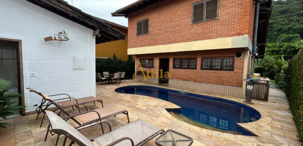 Casa de Condomínio com 4 Quartos para venda ou aluguel, 220m² no Balneário Praia do Pernambuco, Guarujá