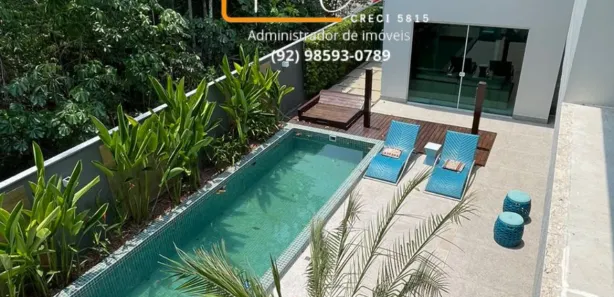 Casa de Condomínio com 4 Quartos para venda ou aluguel, 600m² no Ponta Negra, Manaus