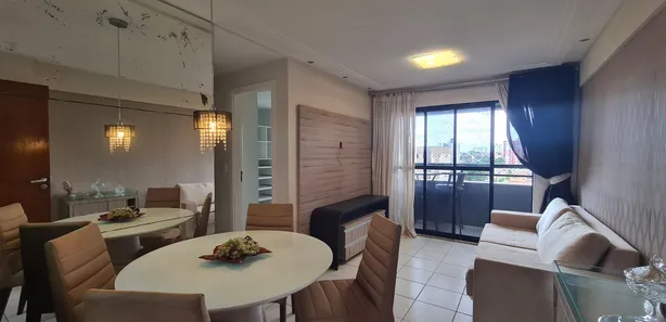 Apartamento com 2 Quartos para alugar, 56m² no Capim Macio, Natal