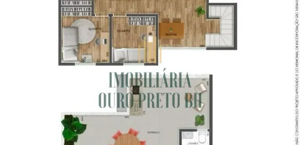 Cobertura com 2 Quartos à venda, 120m² no Caiçara-Adelaide, Belo Horizonte