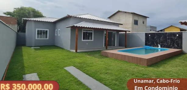 Casa de Condomínio com 3 Quartos à venda, 99m² no Unamar (Tamoios), Cabo Frio