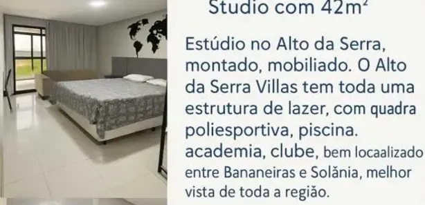 Apartamento com 1 Quarto à venda, 42m² no Maia, Bananeiras