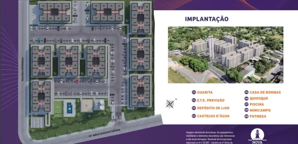 Apartamento com 2 Quartos à venda, 43m² no Marapicu, Nova Iguaçu