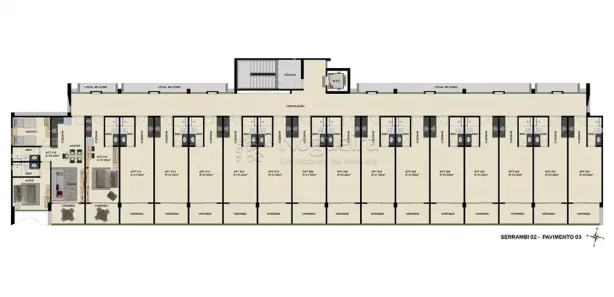 Apartamento com 1 Quarto à venda, 32m² no Ponta de Serrambi, Ipojuca