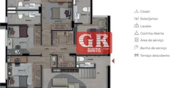 Cobertura com 4 Quartos à venda, 236m² no Santo Agostinho, Belo Horizonte