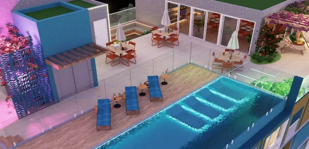 Flat com 1 Quarto à venda, 24m² no Porto de Galinhas, Ipojuca