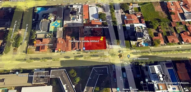 Lote/Terreno à venda, 600m² no Petrópolis, Natal