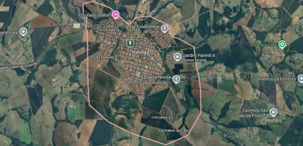 Lote/Terreno com 1 Quarto à venda, 1381m² no , Itatinga
