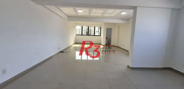 Sala Comercial para alugar, 52m² no Aparecida, Santos