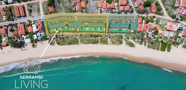 Flat com 1 Quarto à venda, 37m² no Ponta de Serrambi, Ipojuca