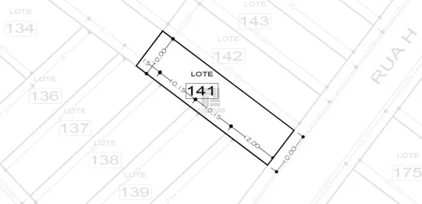 Lote/Terreno à venda, 376m² no Diácono João Luiz Pozzobon, Santa Maria