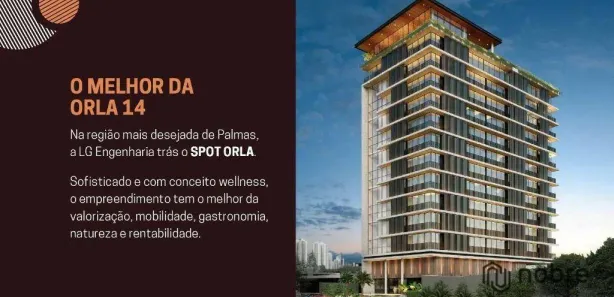 Flat com 1 Quarto à venda, 38m² no Graciosa - Orla 14, Palmas