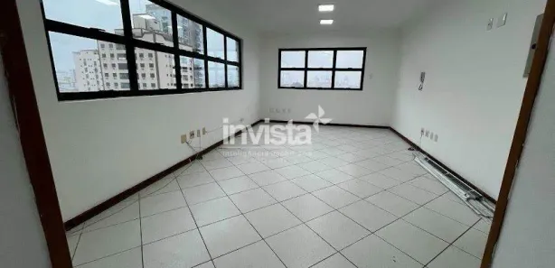 Sala Comercial para alugar, 38m² no Aparecida, Santos