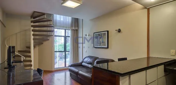 Flat com 1 Quarto para alugar, 47m² no Savassi, Belo Horizonte