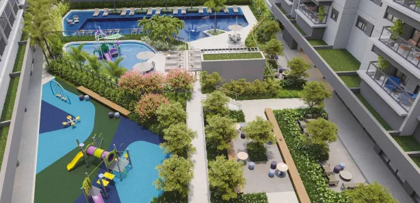 Blue Marine Home Resort - 56m² no Vila Monte Alegre, São Paulo