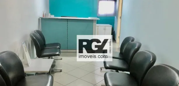 Sala Comercial para alugar, 79m² no Gonzaga, Santos