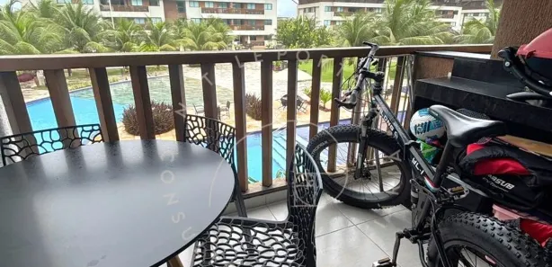 Flat com 2 Quartos à venda, 53m² no Maracaipe, Ipojuca