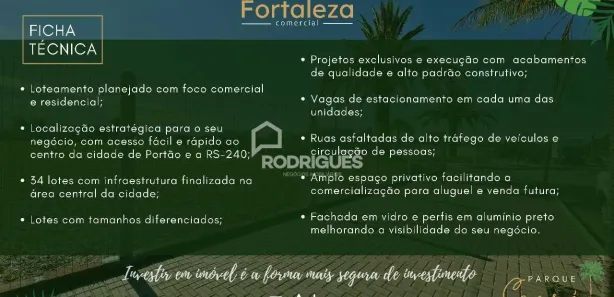 Sala Comercial para venda ou aluguel, 180m² no Centro, Portão