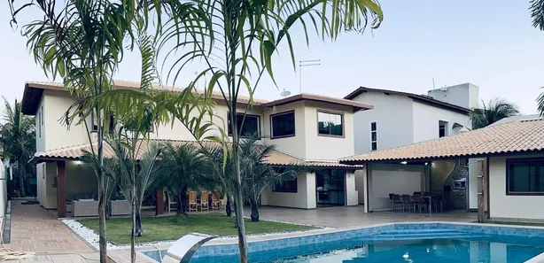 Casa de Condomínio com 5 Quartos para venda ou aluguel, 550m² no Catu de Abrantes (Abrantes), Camaçari