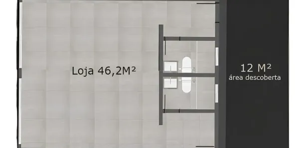 Ponto Comercial à venda, 46m² no Manaíra, João Pessoa
