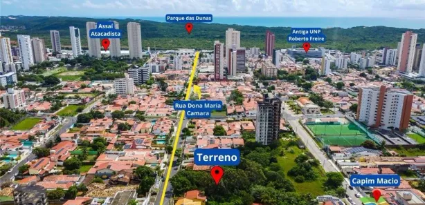 Lote/Terreno à venda, 2000m² no Capim Macio, Natal