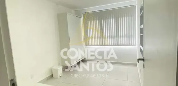 Sala Comercial para alugar, 80m² no Macuco, Santos