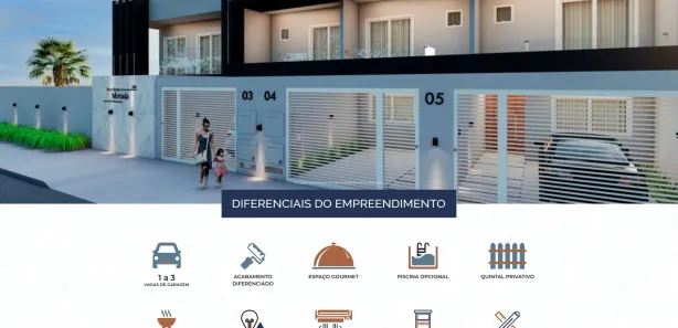 Sobrado com 3 Quartos à venda, 99m² no Sertãozinho, Matinhos