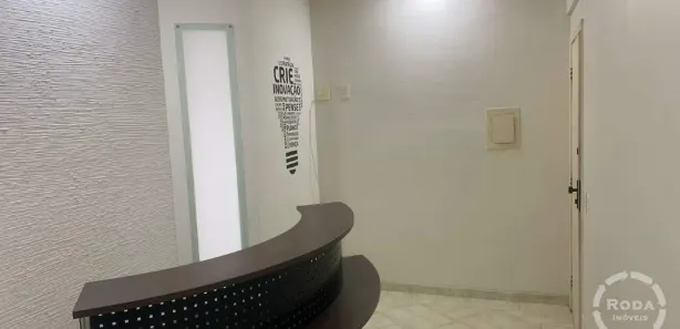 Sala Comercial com 1 Quarto para alugar, 44m² no Aparecida, Santos