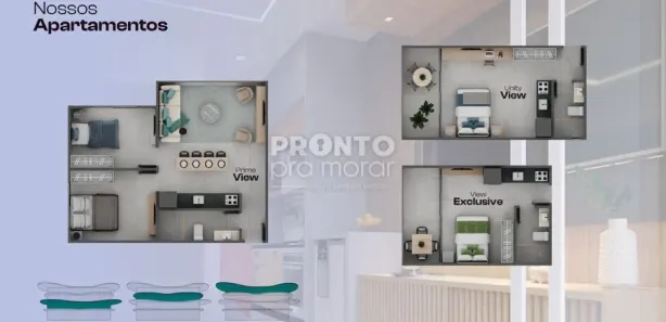 Flat com 1 Quarto à venda, 26m² no Centro, Ipojuca