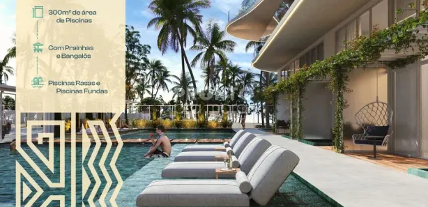 Flat com 1 Quarto à venda, 26m² no Centro, Ipojuca