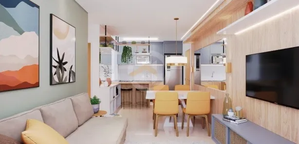 Apartamento com 2 Quartos à venda, 56m² no Vila Rosa, Goiânia