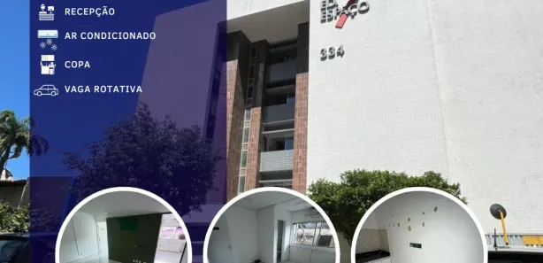Sala Comercial com 2 Quartos para alugar, 70m² no Ilha do Leite, Recife